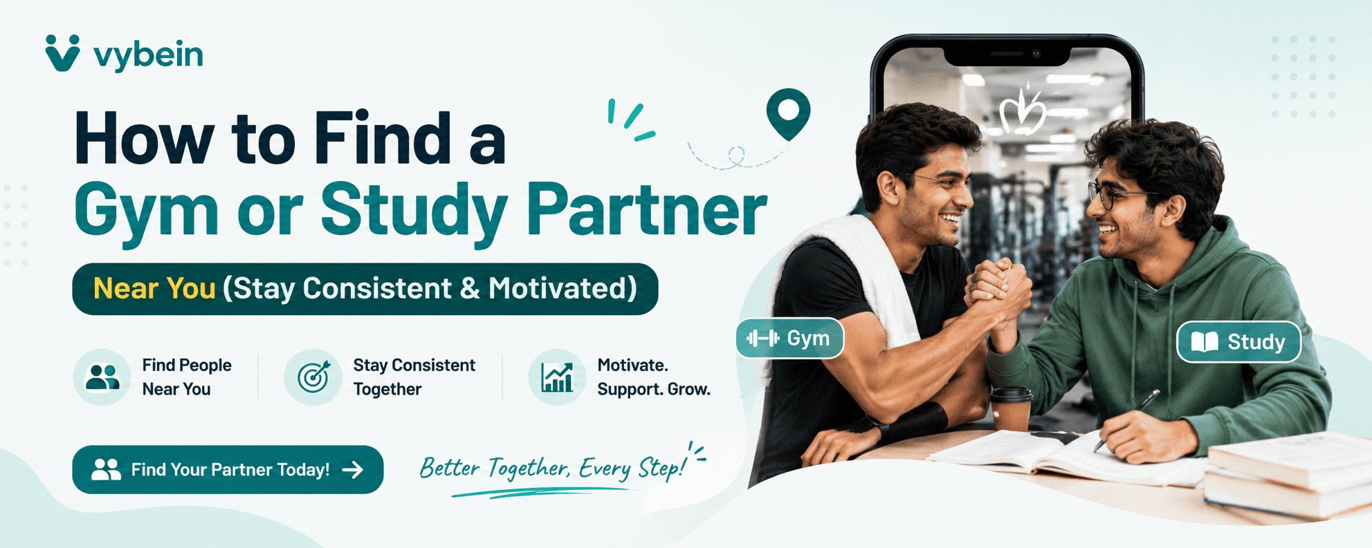 How to Find a Gym or Study Partner Near You (Stay Consistent & Motivated)