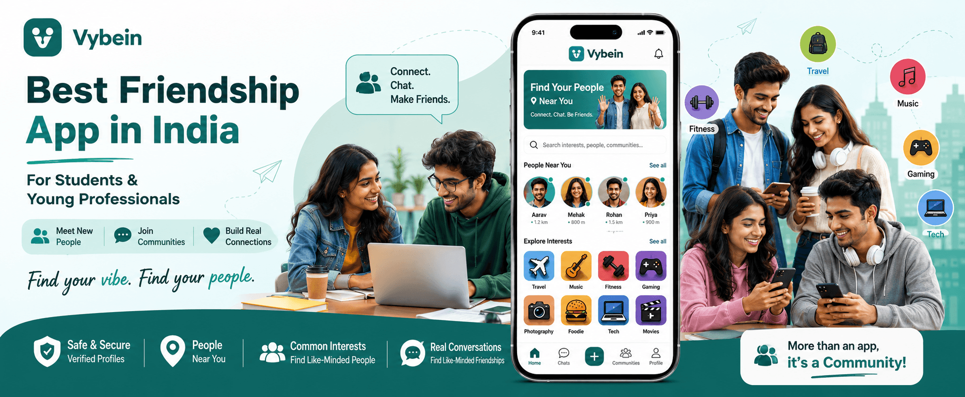 Best Friendship App in India for Students and Young Professionals