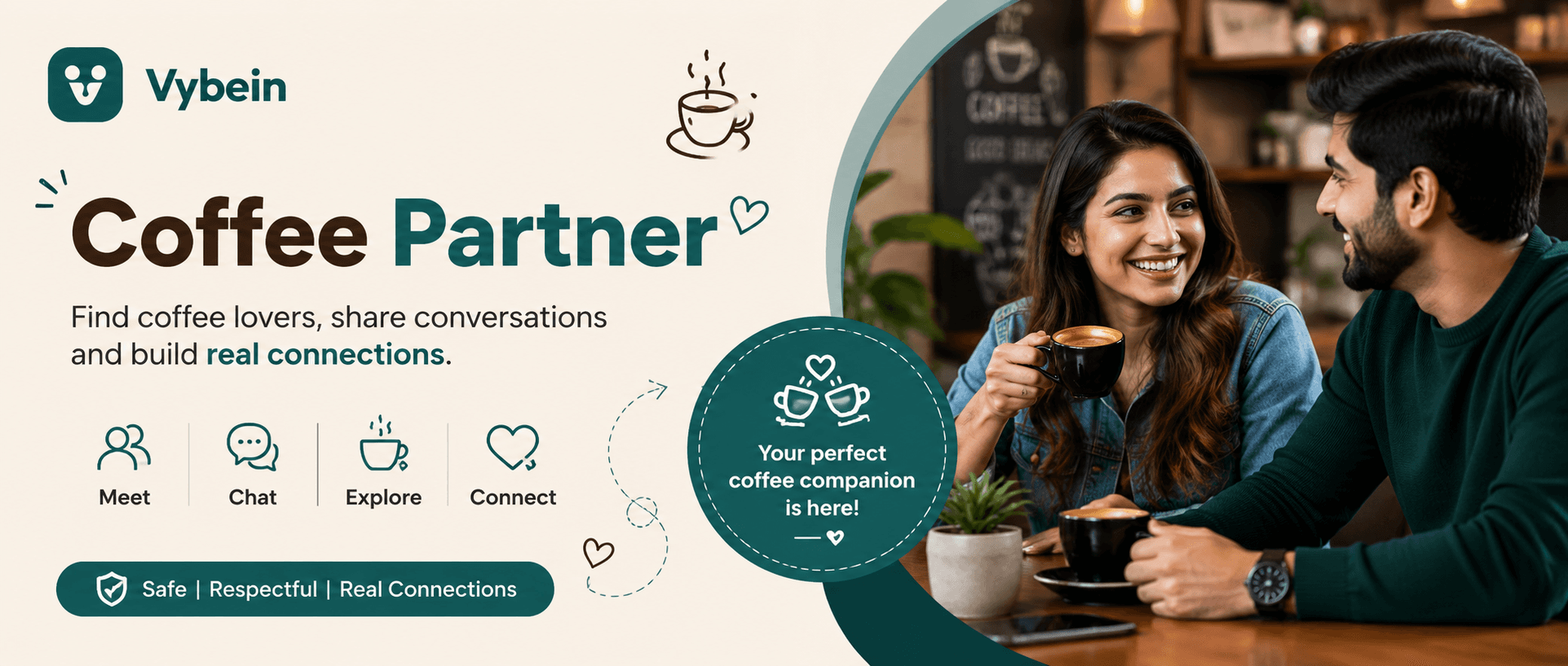 Looking for a Coffee Partner? Connect with Coffee Lovers on Vybein