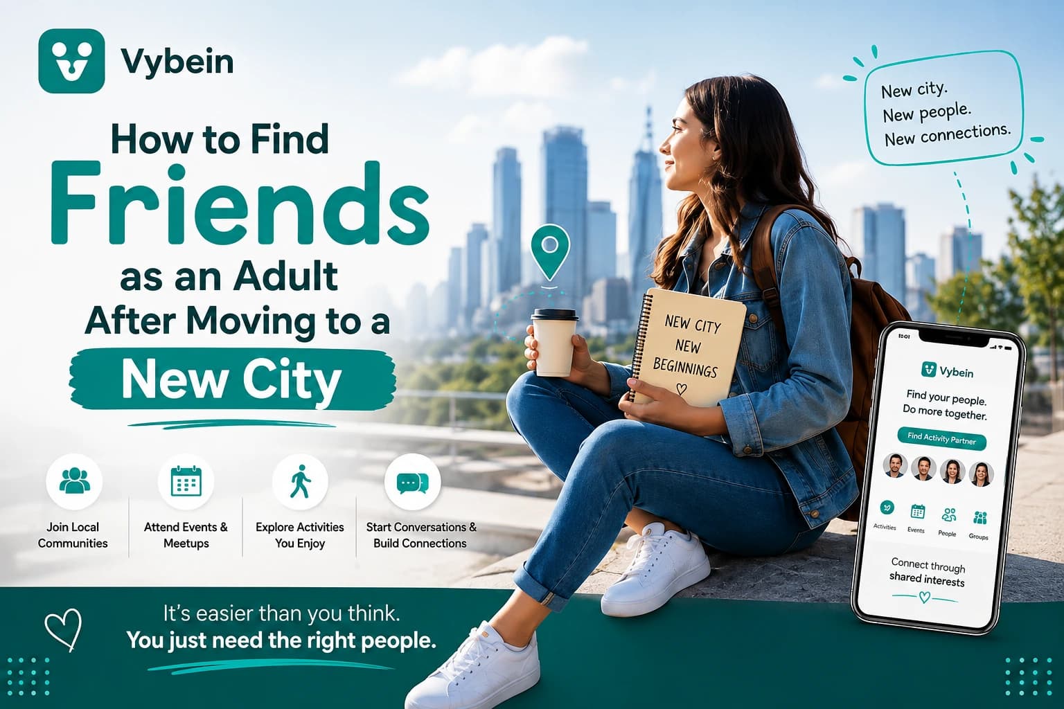 How to Find Friends as an Adult After Moving to a New City